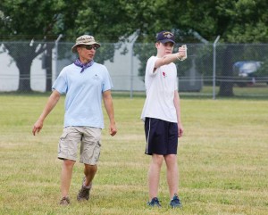 Bill and Garret Flying CL