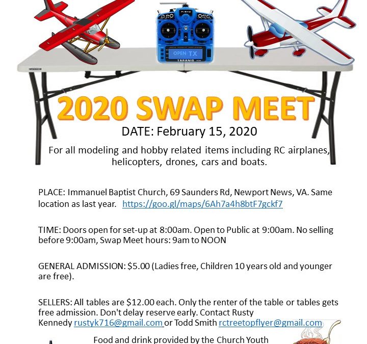 Newport News Park RC club Swap Meet